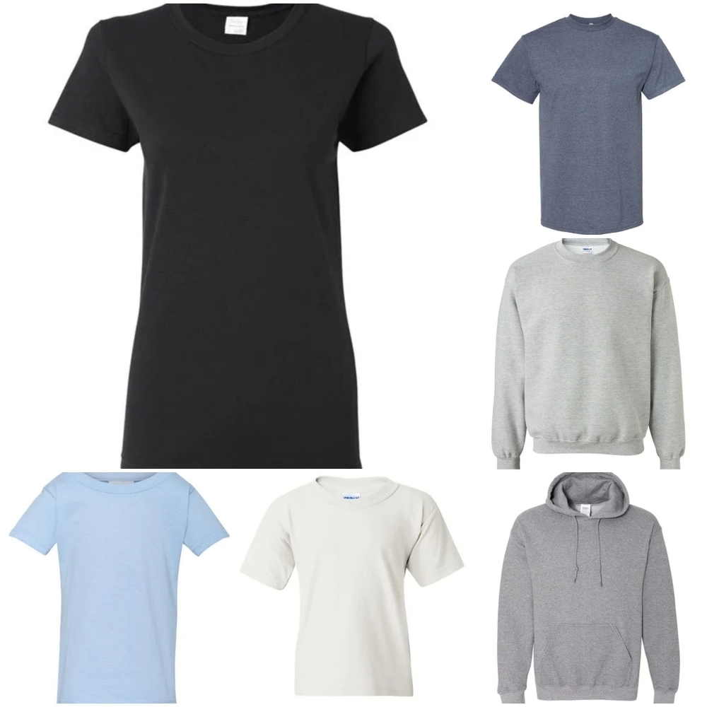 Brand new plain tshirt and hoodie
